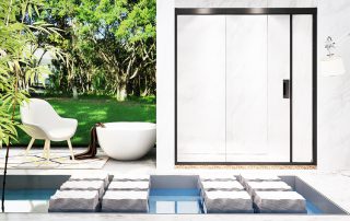 淋浴房里采用陶瓷馬賽克瓷磚，日常剛?cè)绾吻鍧崳?></a>
               <div   id=